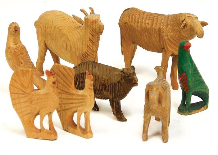 Miniatur-Zubehör: 6 Ziegen-Figuren, Je 4 Cm Hoch – Perfekt Für Dioramen, Spielwelten & 7-10 Cm Große Figuren